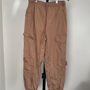 Forever 21 Brown Cargo Joggers